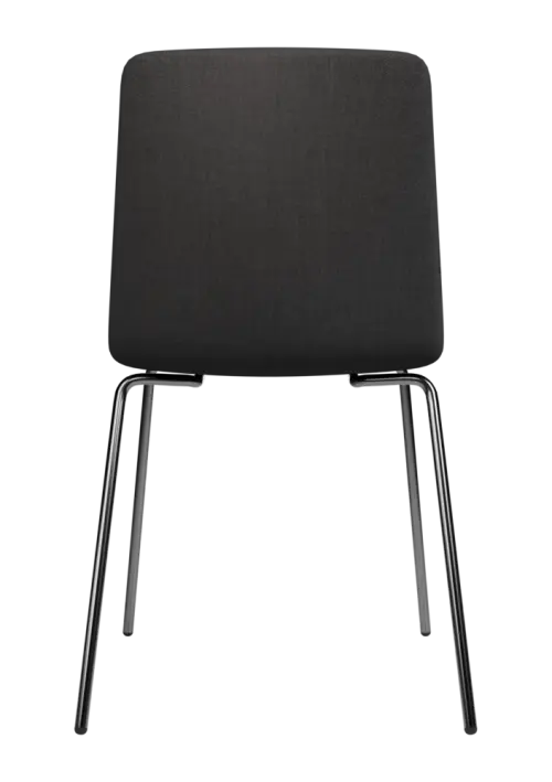 ARCA MEET CHROME, židle konferenční, chrom kříž, látka tmavě šedá